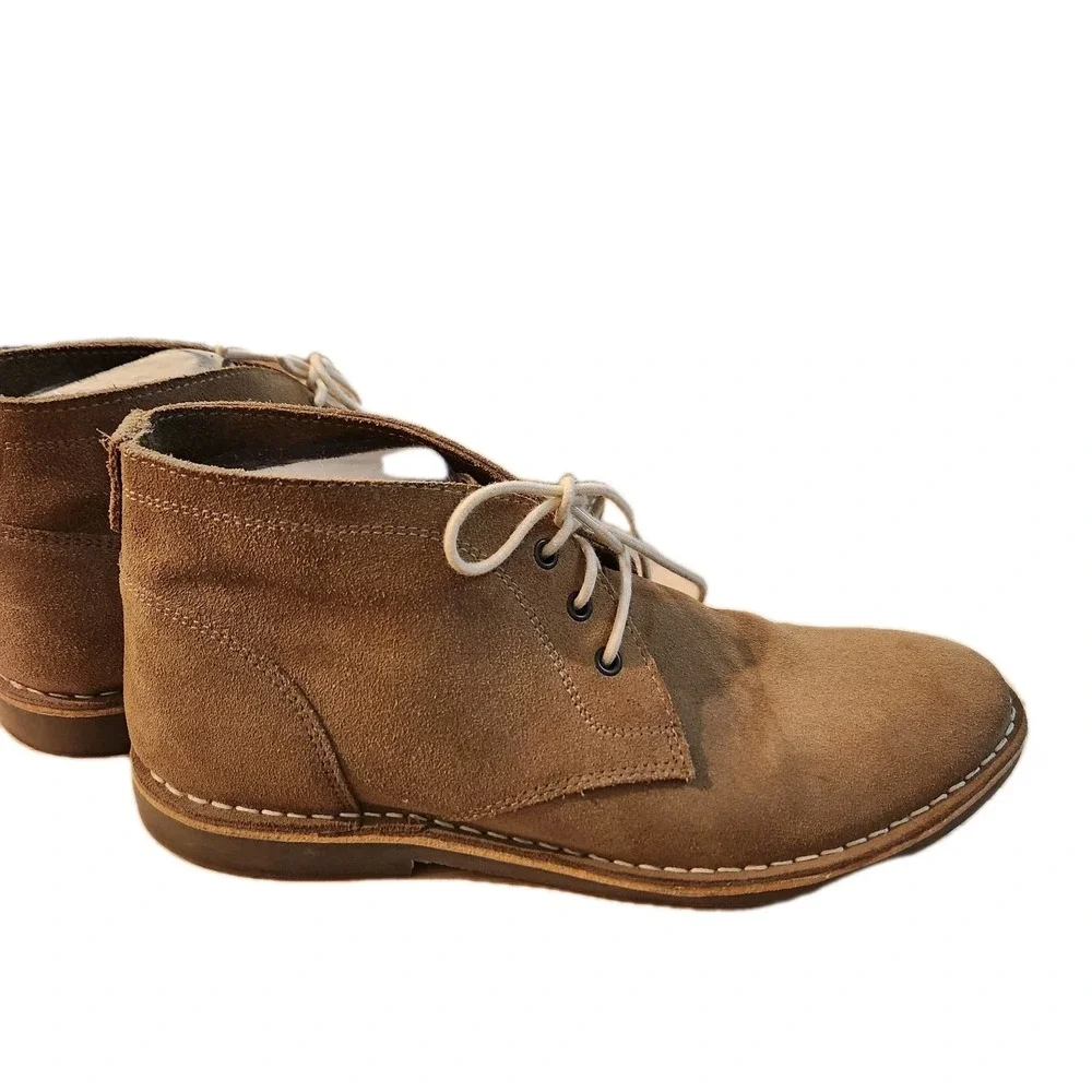 Men's Crown Vintage Chukka‎ Boots Size 9 - Tan Tabacco Suede